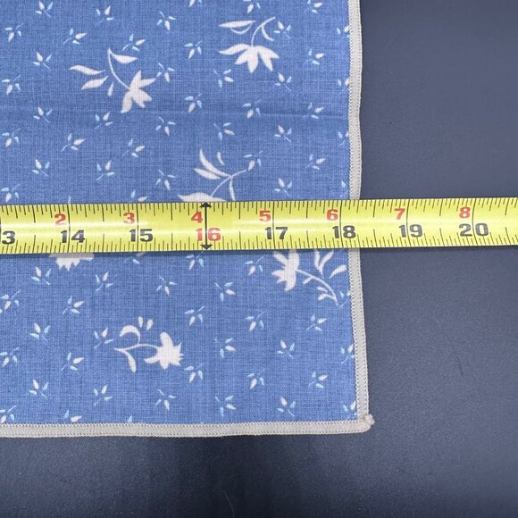 Vintage Placemats Napkins Set 1980s Floral Country Blue Taiwan Flowers Retro - Picture 10 of 10